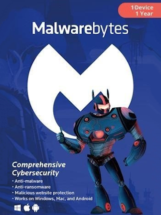 Malwarebytes Anti-Malware PC, Android, Mac 1 Year 1 Device Key GLOBAL