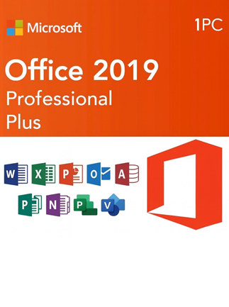 Microsoft Office Professional 2019 Plus (PC, 1 Device) – Microsoft Key – GLOBAL
