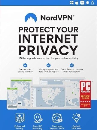 NordVPN Complete VPN Service (PC, Android, Mac, iOS) 10 Devices, 1 Year – NordVPN Key – GLOBAL