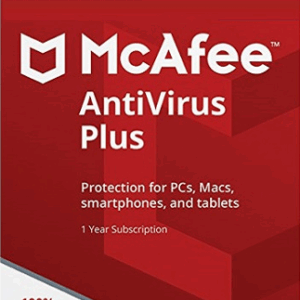 McAfee AntiVirus Plus (PC, Android, Mac, iOS) (Unlimited Devices, 1 Year) - McAfee Key - GLOBAL
