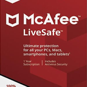 McAfee Livesafe Unlimited Device 1 Year Key GLOBAL