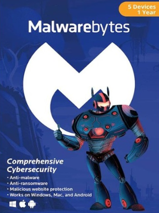 Malwarebytes Anti-Malware (PC, Android, Mac) 5 Devices 1 Year – Malwarebytes Anti Malware Key – GLOBAL