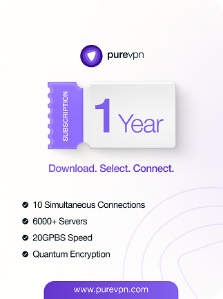 PureVPN (10 Devices, 1 Year) – PureVPN Key – GLOBAL