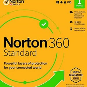 Norton 360 Standard - (1 Device, 1 Year) - NortonLifeLock Key EUROPE