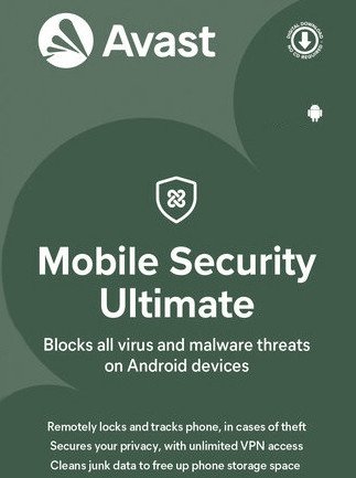 Avast Ultimate (Android) 1 Device, 1 Year – Avast Key – GLOBAL