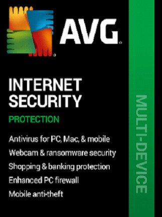 AVG Internet Security (PC, Android, Mac, iOS) (10 Devices, 2 Years)  – AVG Key – GLOBAL