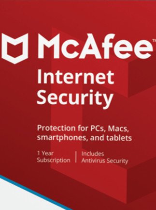McAfee Internet Security 5 Devices 1 Year – McAfee Key – GLOBAL