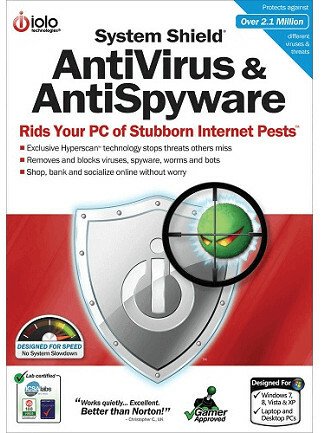 iolo System Shield AntiVirus & AntiSpyware (PC) 1 Device, 1 Year – iolo Key – GLOBAL