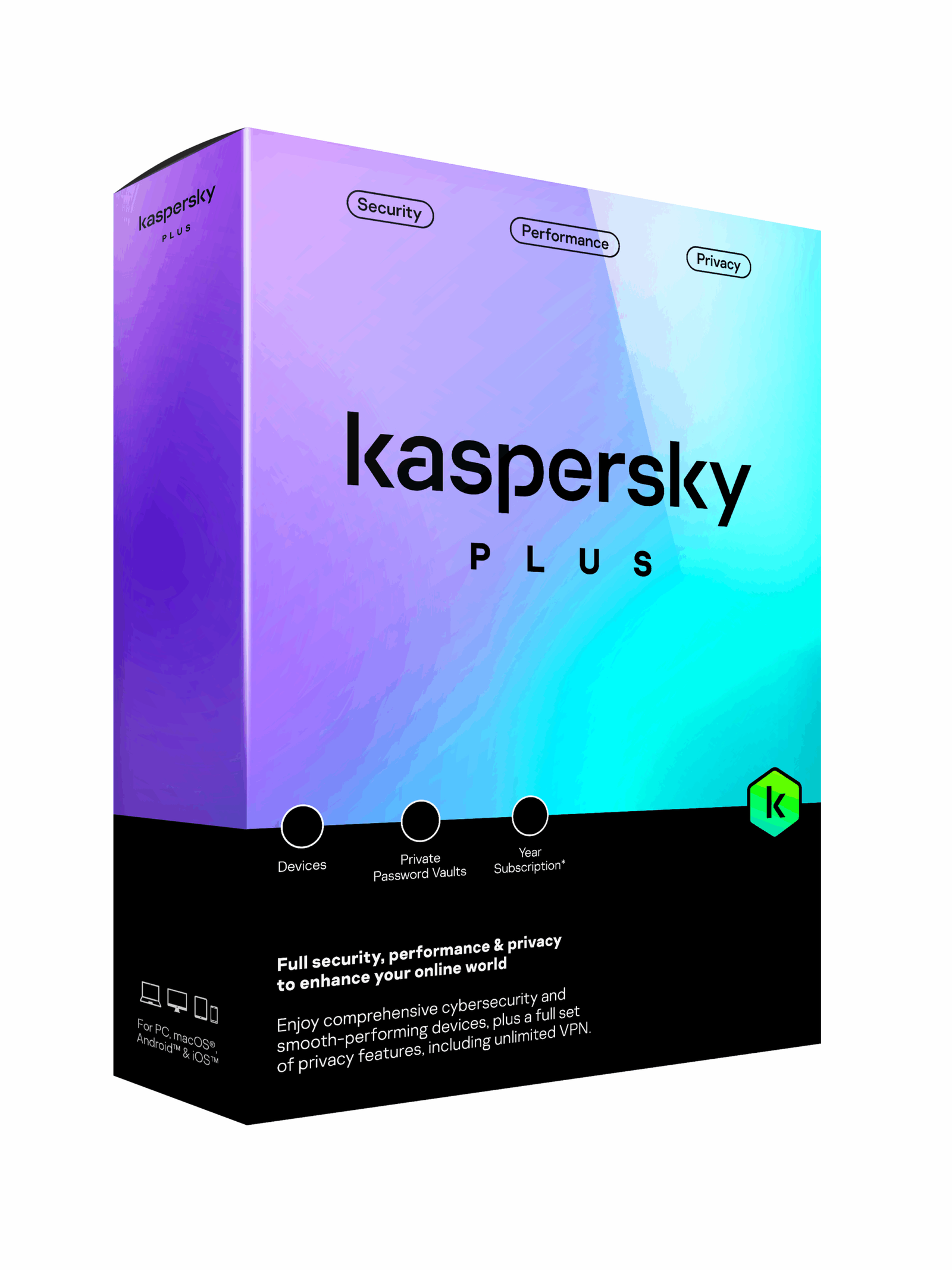 Kaspersky Plus 2024 (1 Device, 1 Year) – Kaspersky Key – EUROPE