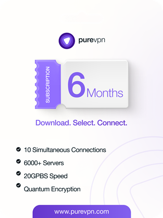 PureVPN (10 Devices, 6 Months) – PureVPN Key – GLOBAL