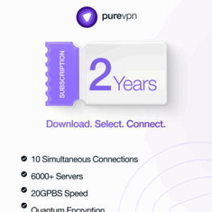 PureVPN (10 Devices, 2 Years) - PureVPN Key - GLOBAL