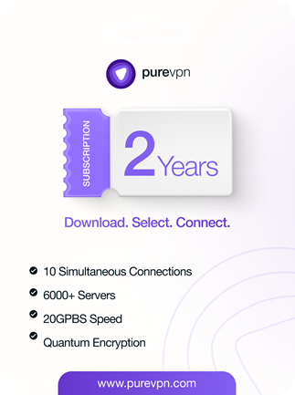 PureVPN (10 Devices, 2 Years) – PureVPN Key – GLOBAL