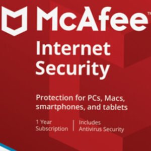 McAfee Internet Security 3 Devices 1 Year - McAfee Key - GLOBAL