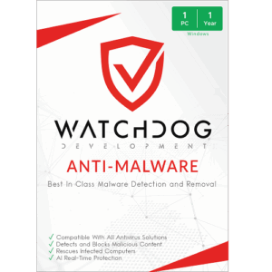 Watchdog Anti-Malware 1 PC 1 Year - GLOBAL