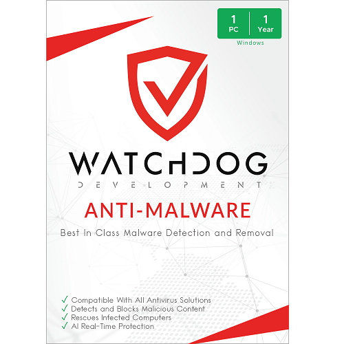 Watchdog Anti-Malware 1 PC 1 Year – GLOBAL