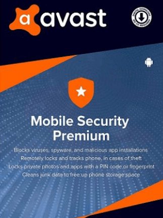 Avast Mobile Security Premium (Android) 1 Device, 1 Year – Avast Key – GLOBAL