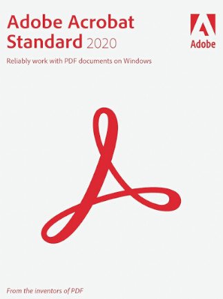 Adobe Acrobat Standard 2020 (PC) 1 Device – Adobe Key – GLOBAL