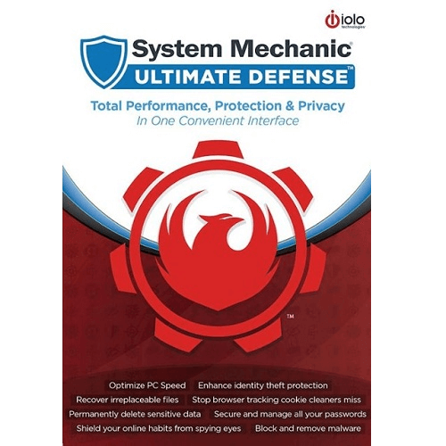 iolo System Mechanic Ultimate Defense – 10 Devices 1 Year – iolo Key – GLOBAL