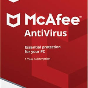 McAfee AntiVirus PC 1 Device 1 Year - McAfee Key - LATAM
