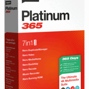Nero Platinum 365 (PC) 1 Device, 1 Year - Nero Key - GLOBAL