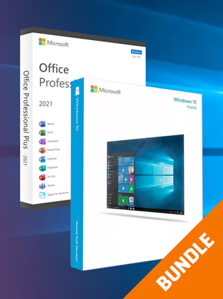 Microsoft Windows 10 Home & Microsoft Office Professional 2021 Plus – Microsoft Key – GLOBAL
