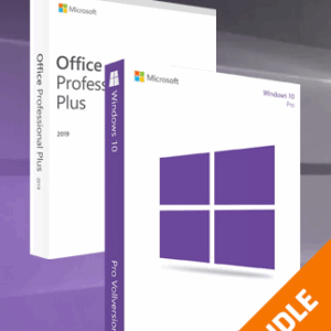 Microsoft Windows 10 Pro & Microsoft Office Professional 2019 Plus - Microsoft Key - GLOBAL