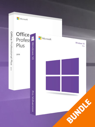 Microsoft Windows 10 Pro & Microsoft Office Professional 2019 Plus – Microsoft Key – GLOBAL