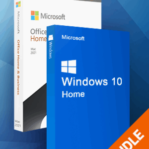 Microsoft Windows 10 Home & Microsoft Office Home & Business 2021 (Mac) bundle - Microsoft Key - GLOBAL