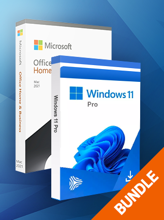 Microsoft Windows 11 Home & Microsoft Office Home & Business 2021 (Mac) bundle – Microsoft Key – GLOBAL