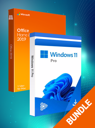 Microsoft Windows 11 Pro & Microsoft Office Home & Business 2019 (Mac) bundle – Microsoft Key – GLOBAL