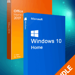 Microsoft Windows 10 Home & Microsoft Office Home & Business 2019 (Mac) bundle - Microsoft Key - GLOBAL