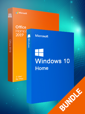 Microsoft Windows 10 Home & Microsoft Office Home & Business 2019 (Mac) bundle – Microsoft Key – GLOBAL