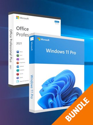 Microsoft Windows 11 Pro & Microsoft Office Professional Plus 2021 Bundle (PC) – Microsoft Key – GERMANY