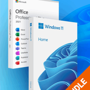 Microsoft Windows 11 Home & Microsoft Office Professional 2021 Plus Bundle - Microsoft Key - GERMANY