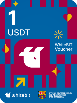 WhiteBIT Voucher | FC Barcelona Edition 1 USDT – WhiteBIT Key – GLOBAL