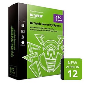 Dr.Web Security Space 12 (PC) (1 Device, 1 Year)  - Dr.Web Key - GLOBAL