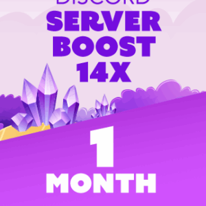 Discord Server Boost 14x 1 Month - Discord Boost Key - GLOBAL