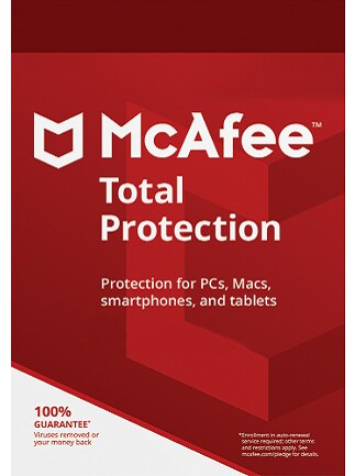 McAfee Total Protection (PC, Android, Mac, iOS) (5 Devices, 15 Months) – McAfee Key – EUROPE
