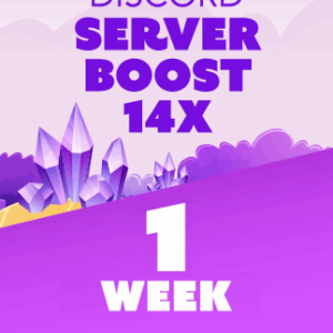 Discord Server Boost 14x 1 Week - Discord Boost Key - GLOBAL