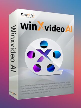 WinXvideo AI 2.0 (PC) (1 Device, Lifetime)  – Digiarty Key – GLOBAL