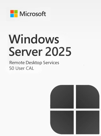 Windows Server 2025 | Remote desktop services user connections (50) – Microsoft Key – GLOBAL