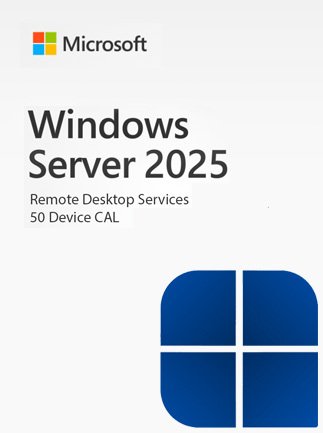 Windows Server 2025 | Remote desktop services device connections (50) – Microsoft Key – GLOBAL
