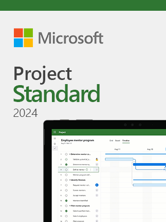 Microsoft Project 2024 | Standard (PC) – Microsoft Key – GLOBAL