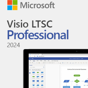 Microsoft Visio 2024 | LTSC Professional (PC) - Microsoft Key - GLOBAL