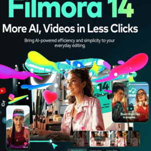 Wondershare Filmora 14 Video Editor (1 Device for each OS) (PC) 1 Device, Lifetime  - Wondershare Key - GLOBAL