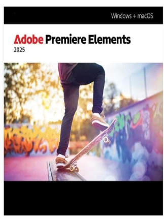 Adobe Premiere Elements 2025 (PC, Mac) (1 User, 3 Years)  – Adobe Key – UNITED STATES